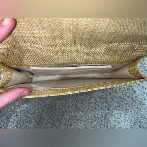 NWT Abbie Emmie Woven Embroidered/Embellished Crossbody Bag - Picture 4 of 8